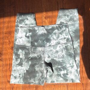 lululemon athletica green diamond dye align